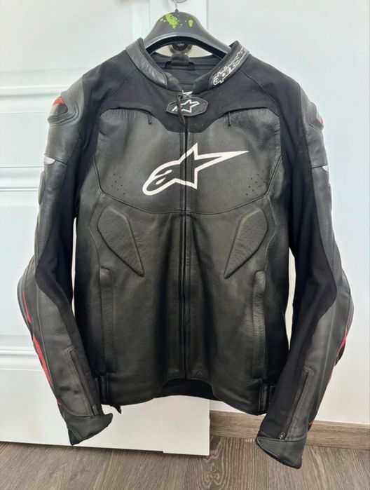 Geaca moto piele Alpinestars GP PRO mărime 54
