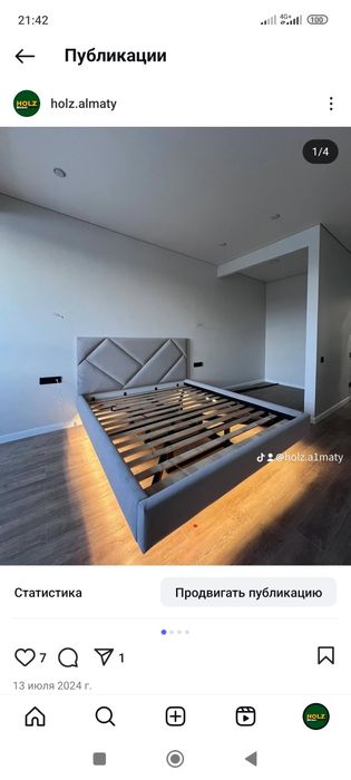 Кровать на заказ