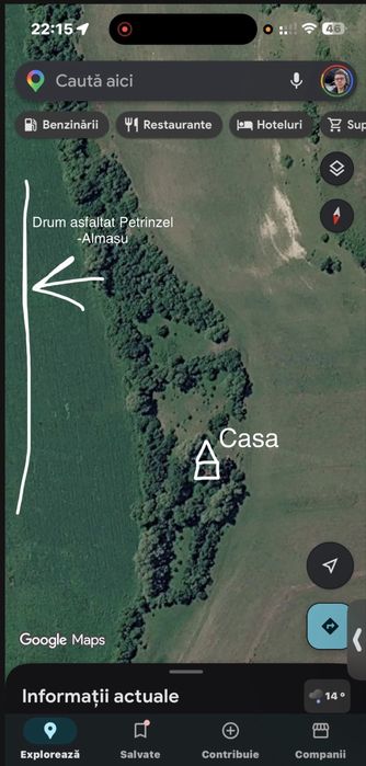 Teren de vanzare in apropierea localitatii Petrindu, Salaj + CASA CADOU