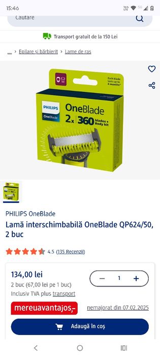 Philips one blade