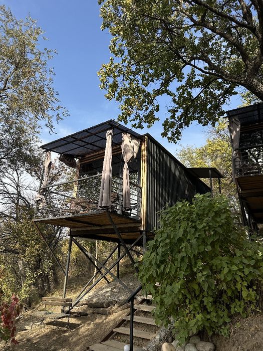 Домики с панорамным видом