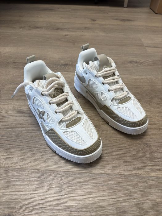LV Louis Vuitton Skate Crem