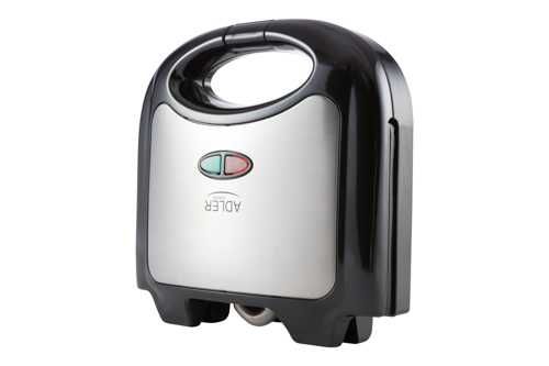 Sandwich Maker Adler AD 3015, 850W, Placi antiaderente