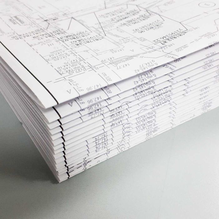 Широкоформатная печат чертежей