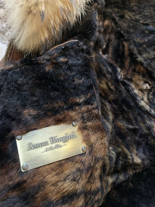 Кожух естествена  кожа, косъм от лисица