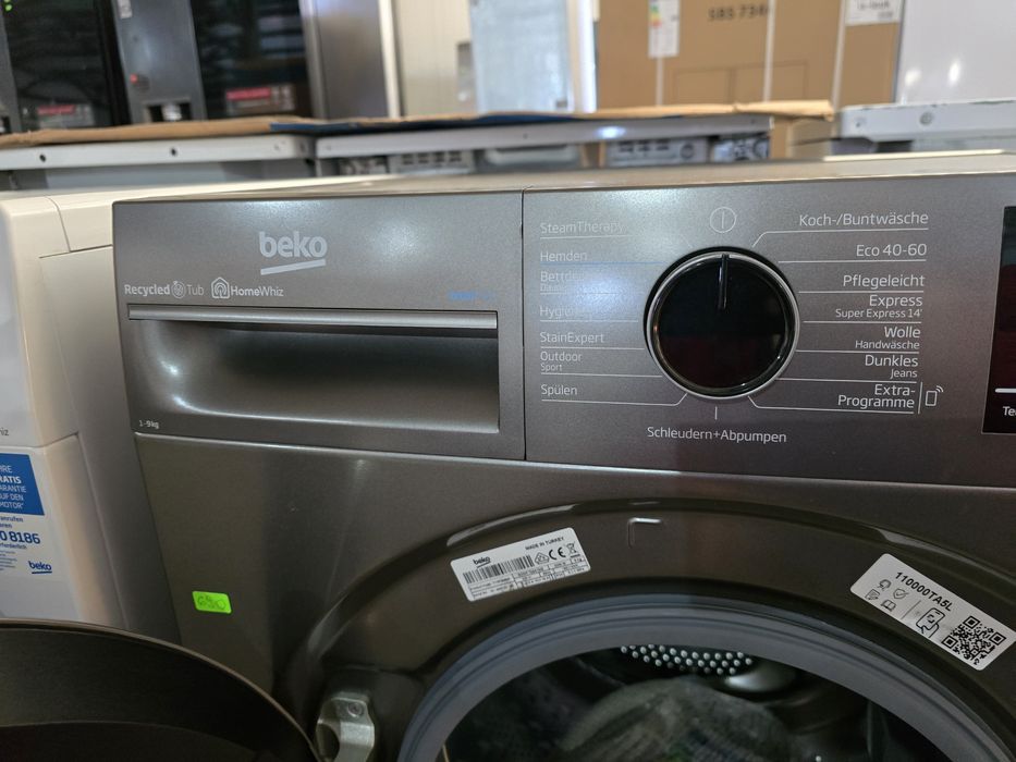 Нова инверторна смарт пералня с пара Беко/Beko 9 кг