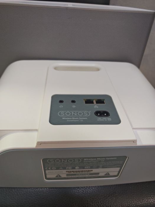 2x Sonos Play:5 S5 stereo boxe premium WiFi + AUX sunet puternic