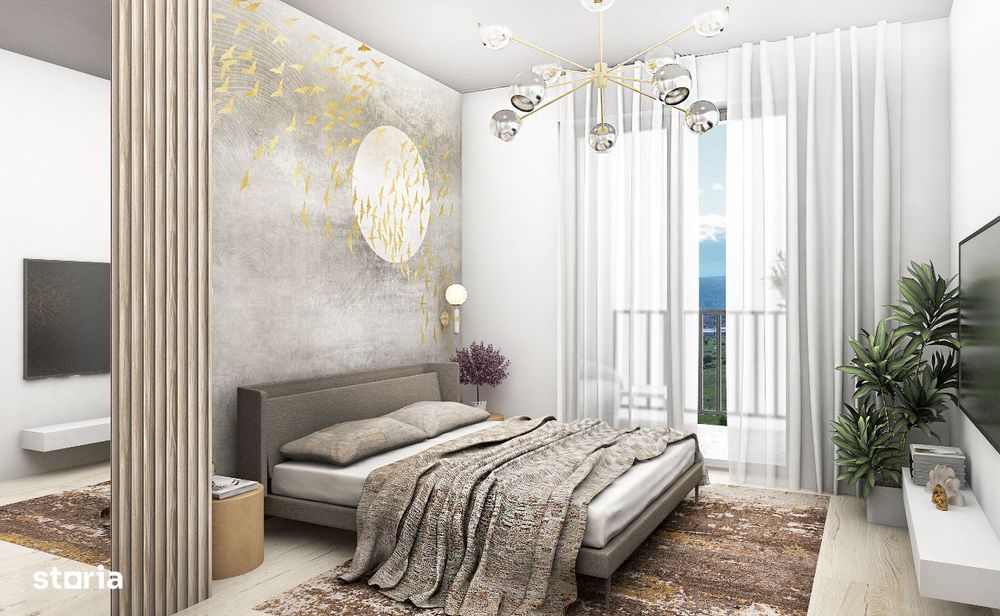 Ap. cu 3 camere finisat la alb, Orhideea Exclusive Living Sibiu — fotografia 1