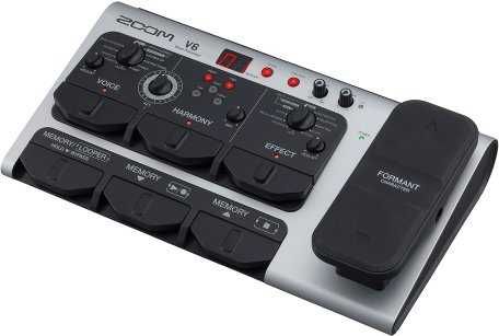 Zoom V6-SP  Вокальный процессор эффектов с педалью Formant