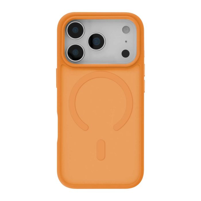 Husa MagSafe Orange - Spate Mat Fumuriu - iPhone 17 Pro