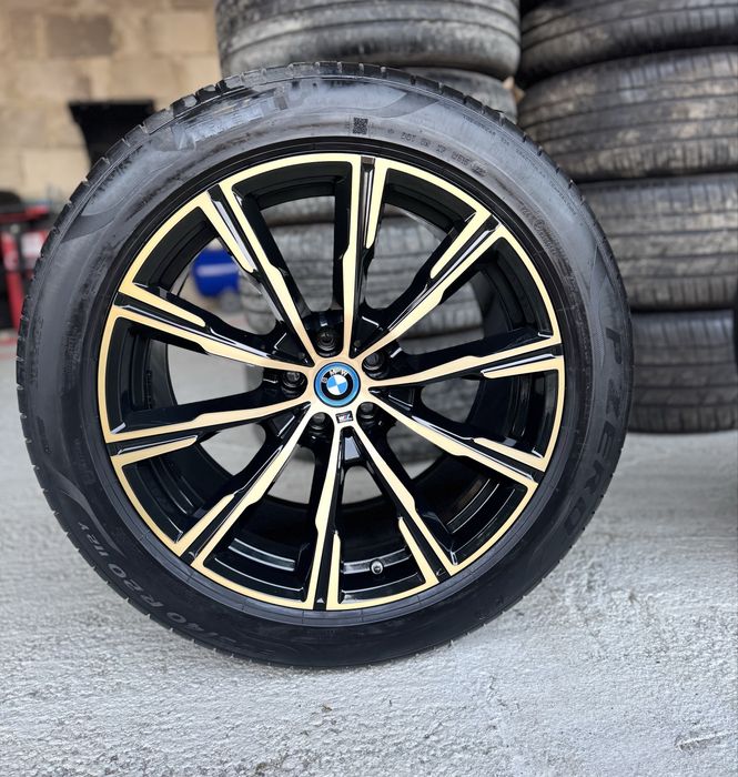Jante Bmw X5 X6 R20 G05 G06 Originale 740M Gold Black Pirelli vara80%