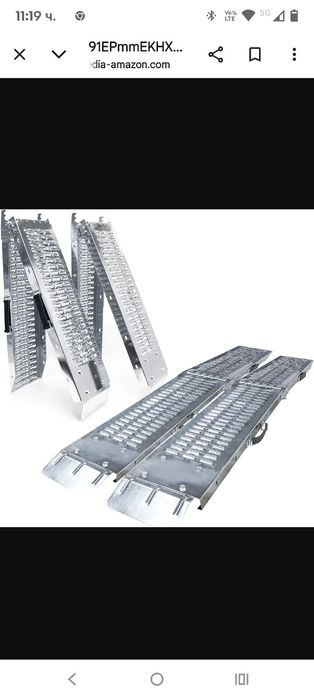 VOUNOT 2x Рампа 400 кг Поцинкована стомана за Atv мотоциклети