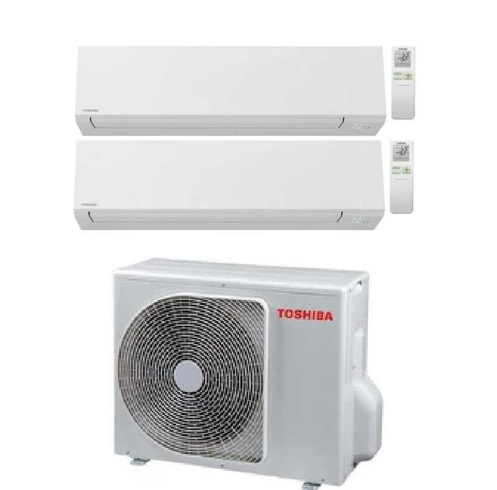 Мултисплит система за 2 стаи Toshiba с БЕЗПЛАТЕН МОНТАЖ
