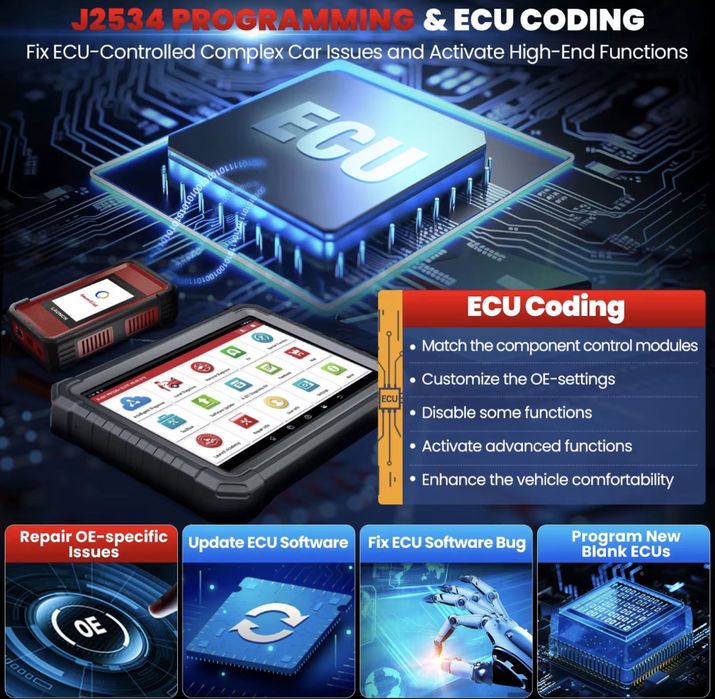 Tester/Diagnoza Launch x431-PRO3+Elite original cu 2 ani Update uri