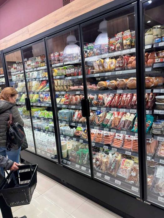 Vitrina Frigorifica Supermarket 3,82m / 6 usi/ Agregat Extern / Nou