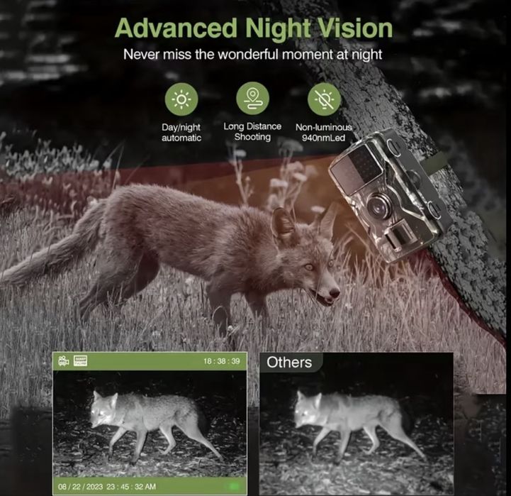 Ловна Камера Фотокапан 1080p HD Night Vision