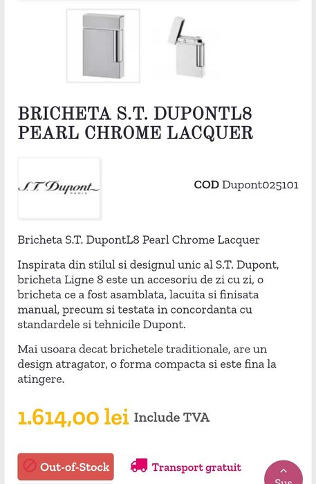Bricheta S.T. Dupont Ligne 8