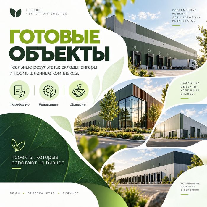Склады, ангары, фермы