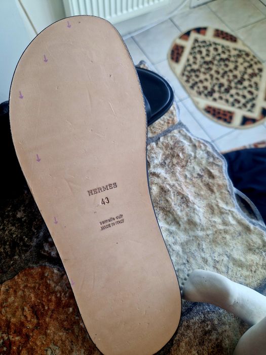 Slapi piele Hermes