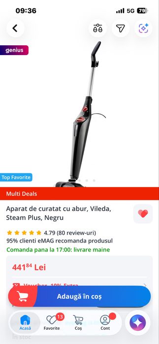 Mop cu abur Vileda