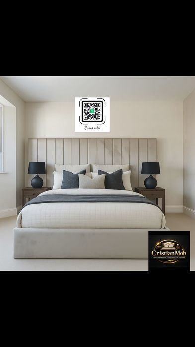 Pat tapitat pe comanda mobila domritor