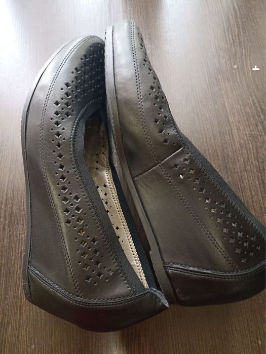 Кожаные туфли Rieker