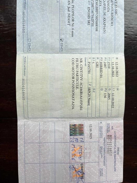 Vând autoturism Toyota Rav 4 Hybrid plug-in