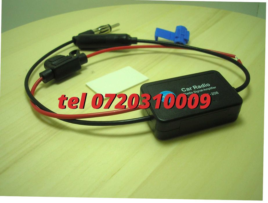 Amplificator Pentru Semnal Antena Radio Auto 108mhz FM 12V