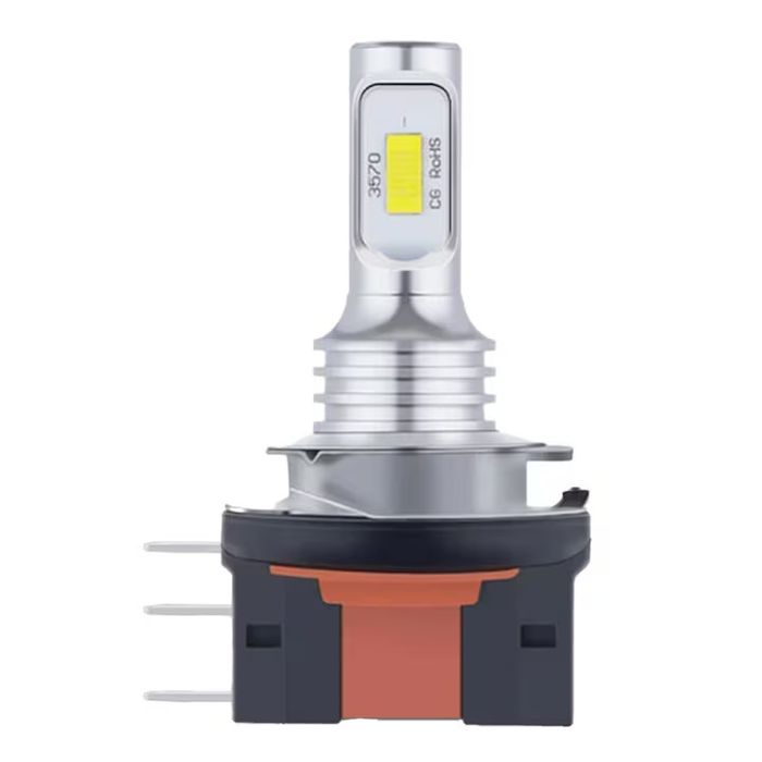 LED крушка за мъгла H15, бяла, 3570 2SMD чипове/ A3953