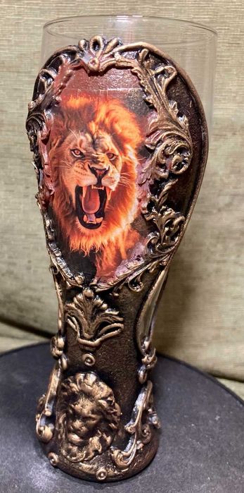 Ръчно декорирана халба за бира