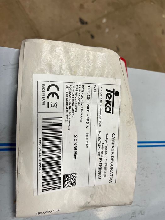 Teka NC 980 абсорбатор