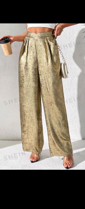 Sandale+bluza+pantaloni-aurii