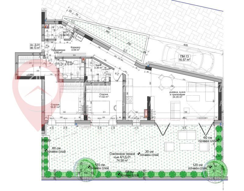 Продава се Тристаен апартамент в София, Витоша - 105 кв.м за 2043 €/кв.м - Снимка #4