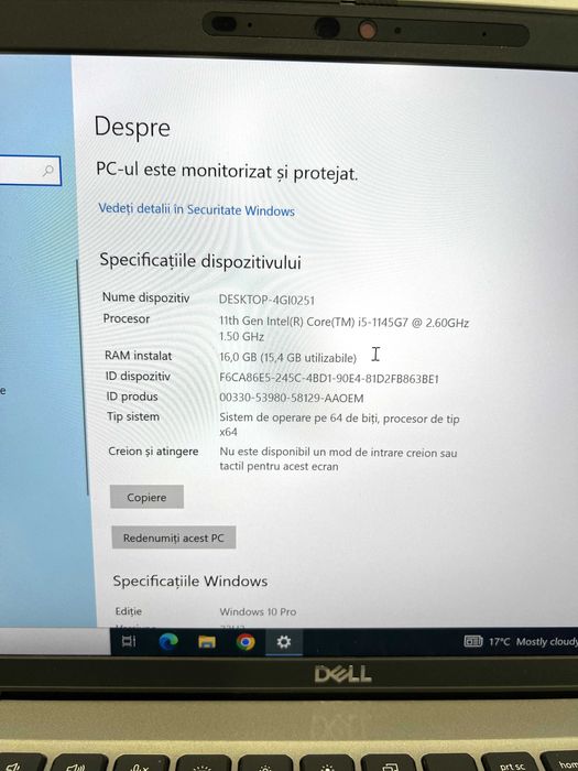 Laptop Dell Latitude 5420, 256GB SSD/16GB RAM, Intel Core i5-1145G7!