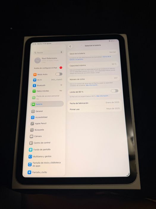 Ipad 11 (A16) Wi-fi + Cellular 128Gb