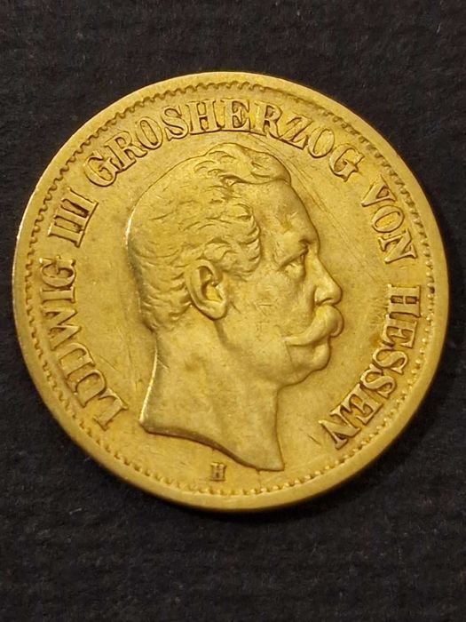 Златна Монета 10 Марки , Лудвиг III , Лудвиг II , Ото