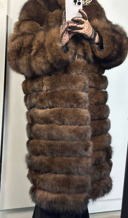 Шуба песец трансформер