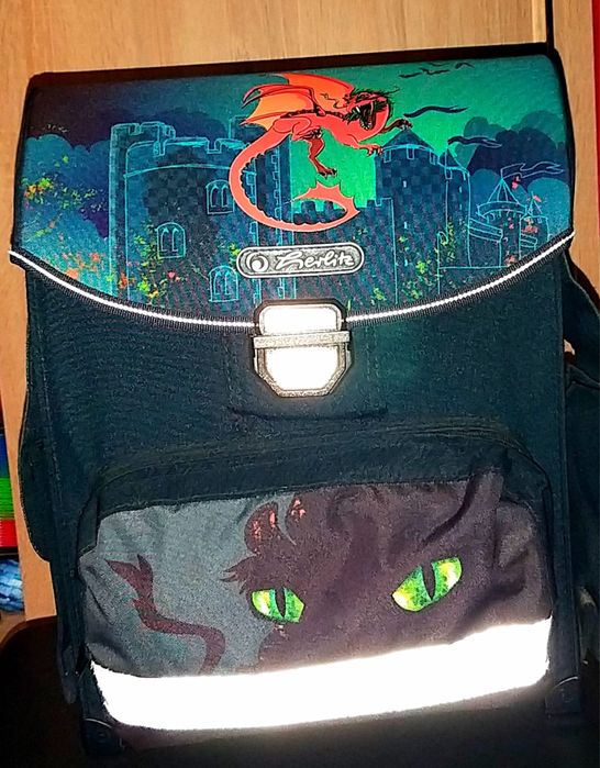 Ghiozdan Herlitz cu dragon