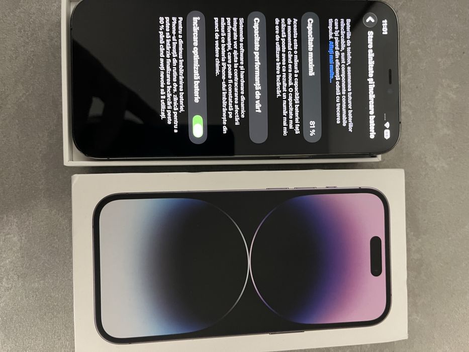 Iphone 12 pro max , 128 GB , gri șobolan , 81% baterie, deblocat,