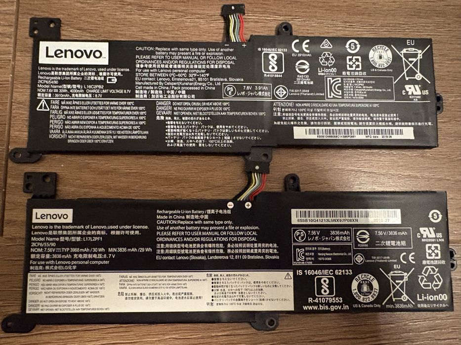 Acumulator original laptop Lenovo Ideapad 3 model L16C2PB2 SI L17L2PF1