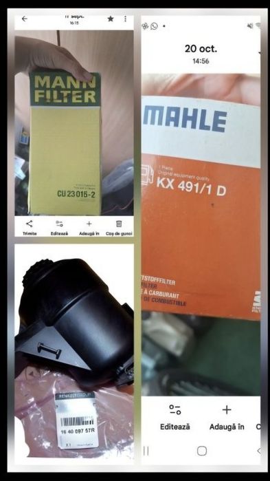 Filtru bmw,clio5,corsa D astra K dacia