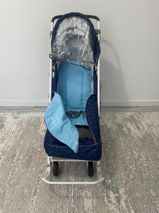 Санки коляска для зимы