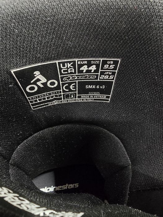 Мото ботуши Alpinestars SMX-6 V3 – Black – №44