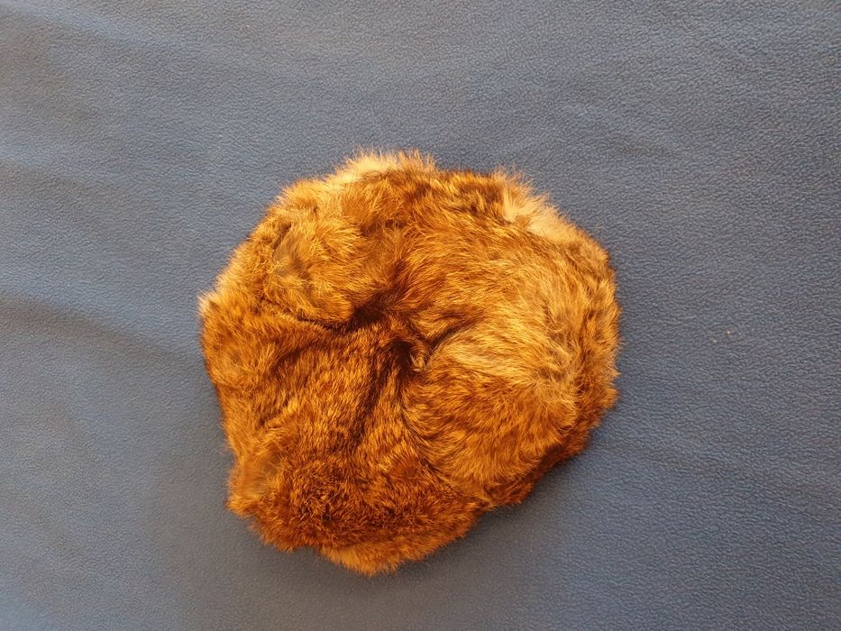 Калпак-заешка кожа+шал-яка(леопард)