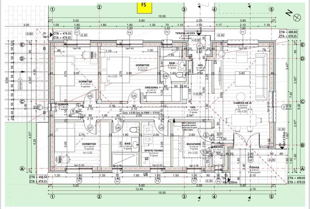Persoana fizica vand casa unifamiliala Parter intrare Chinteni 170mp