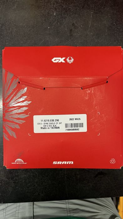 Foaie Sram GX 34t/6mm off