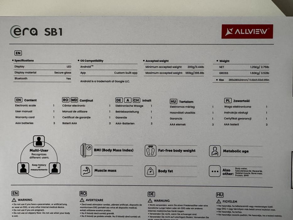 Cantar inteligent Allview