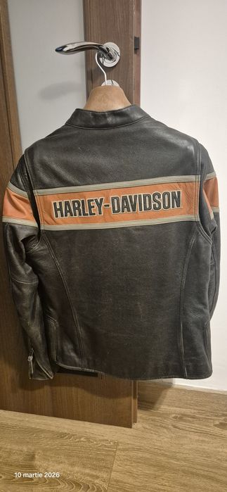 Geaca piele motocicleta Harley Davidson