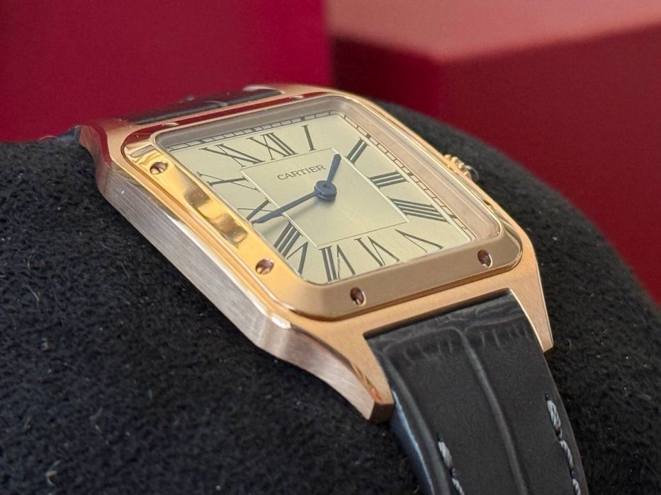 Часы Cartier Santos Dumont Gold