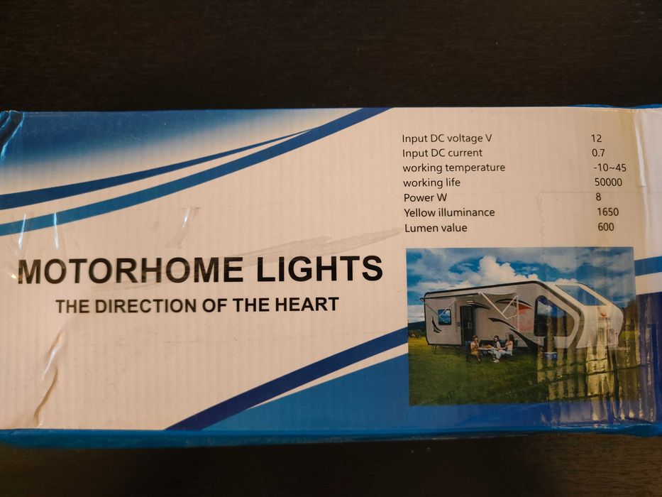 Lampa led 12v 8w rulota camper casa